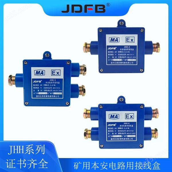 礦用本安接線盒 二通分線盒圖片